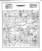 Liberty Township, Portage, Wingston P.O., Wood County 1886